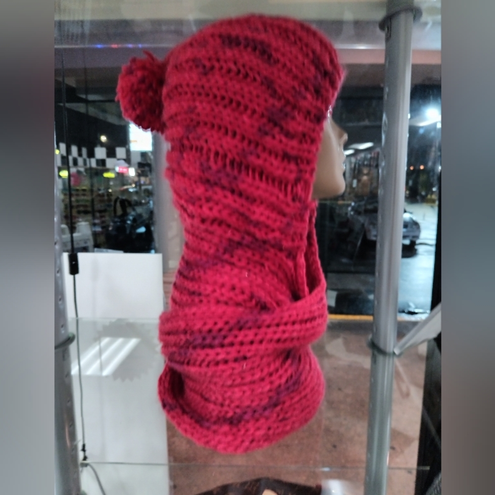 Knitted Hat Scarf - Picture 2 of 2